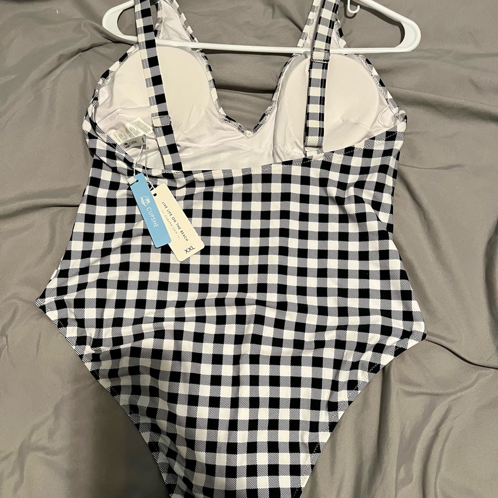 Gingham One Piece Swimsuit
